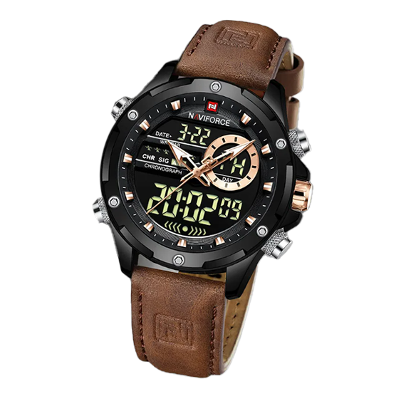 Naviforce Brown Watch