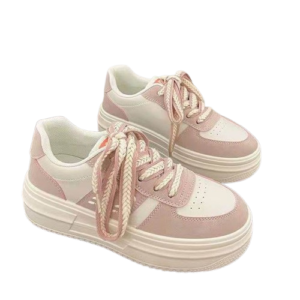 Pink Platform Sneakers